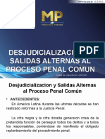 SALIDAS ALTERNAS AL PROCESO PENAL COMUN (Actualizado)