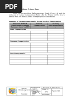 Form 1.4 Identifying Training Gaps