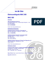 Eletrocardiógrafo MAC 500 - GE