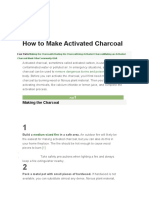 How To Make Activated Charcoal
