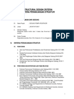 Design Criteria Gedung Pompa Reservoir