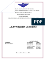 Trabajo La Investigación Cualitativa - Acosta, Cabello, Durán, Domínguez, García - 1er Año Sección 02