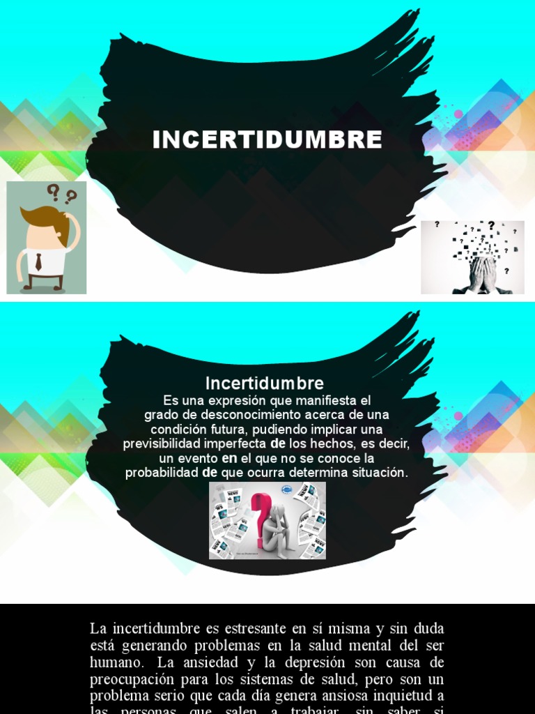 Impacto de la Incertidumbre en la Salud Mental | PDF | Relaciones ...