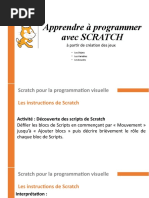 Exercices Corrigés de Programmation Scratch | PDF | Structure de ...