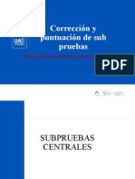 PPT Corrección y puntuación PRUEBAS CENTRALES WAIS - IV asd