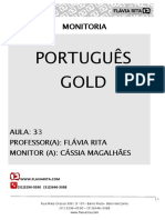 Português - Resumo Aula 33