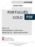 Português - Resumo Aula 39