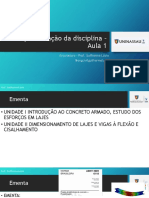 Aula 1 - Apresentação Da Disciplina, Introdução