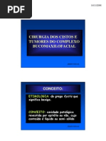 Cirurgia Dos Cistos e Tumores