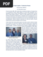 La Terapia Cognitiva en Panamá - HISTORIA