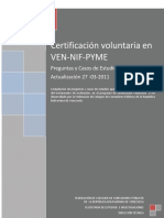 Certificacion Voluntaria en VEN NIF PYME