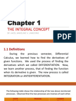 Chapter 1 The Integral Concept