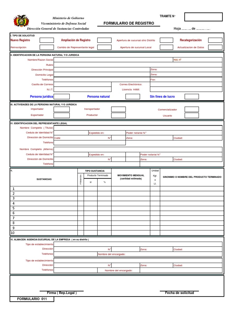 Form 011 | PDF