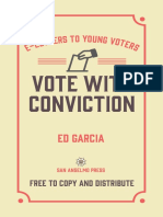 E-Letters To Young Voters: Vote With Conviction by Prof. Ed Garcia