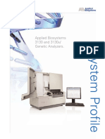 Applied Biosystems 3130 and 3130xl Genetic Analyzers.: System Profile