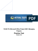 Practice Test: Microsoft 70-632