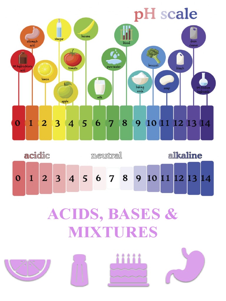 Household Acids, Bases, and Mixtures | PDF | Solution | Acid