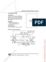 Linear Integrated Circuit: TV Sound System