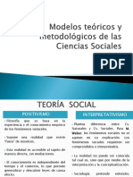 Modelos Metodológicos en Cs. Sociales