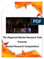 The Disguised Market Research Club Presents Market Research Compendium