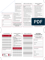 Physician or Clinic Coordinating NOAC Treatment Important Patient Instructions What To Do in Certain Occasions Information For Healthcare Providers