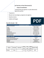 Plan Direccional Pozo Rio Grande