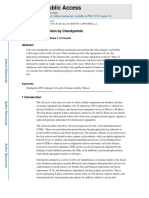 HHS Public Access: Cell Cycle Regulation by Checkpoints