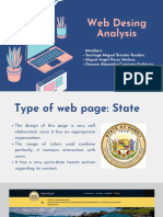 Web Desing Analysis