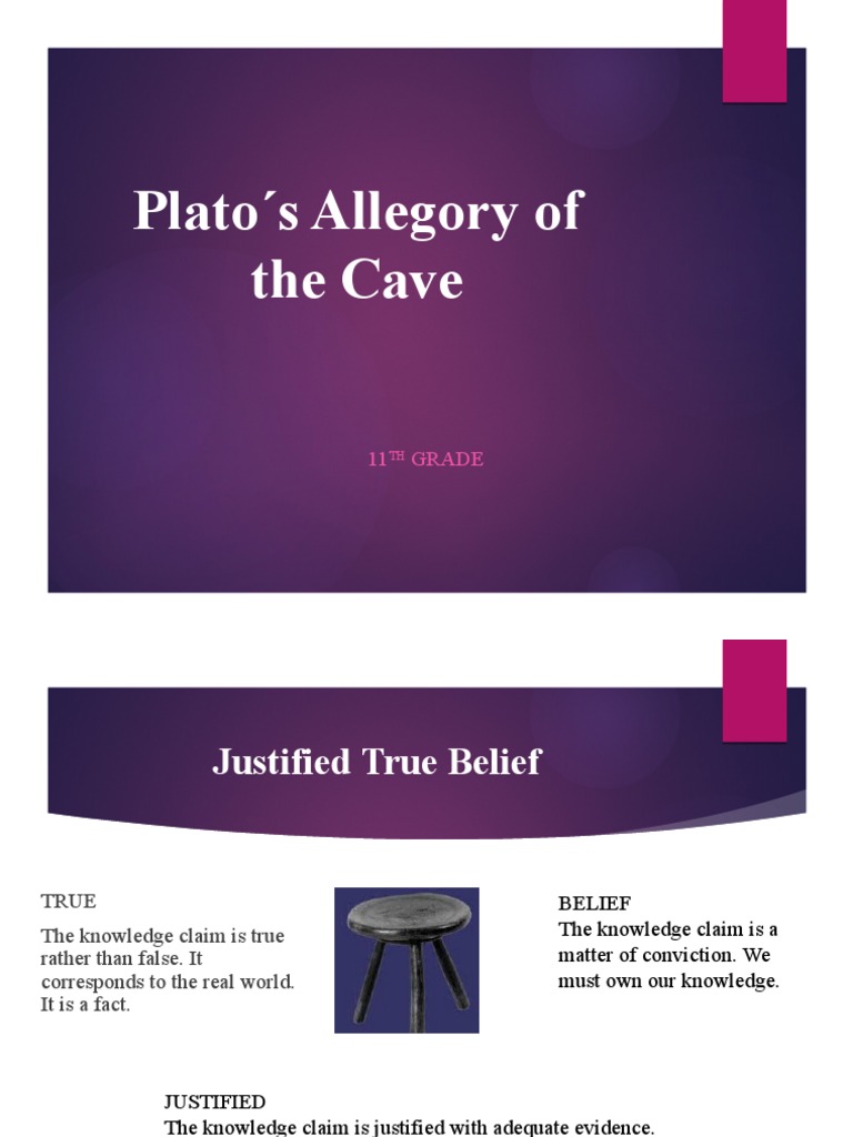 Plato S Allegory of The Cave: 11 Grade | PDF | Epistemology ...