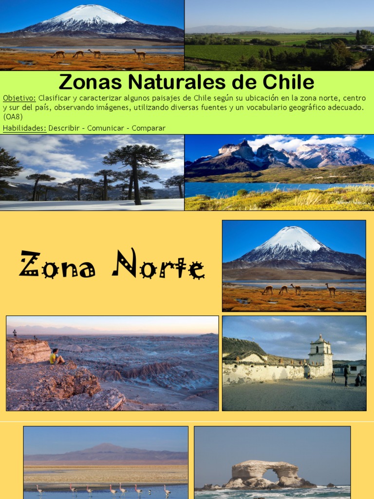 Paisajes Naturales de Chile por Zonas | PDF | Viajes y turismo