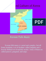 Music and Culture of Korea