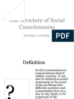 Understanding the Structure and Levels of Social Consciousness