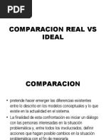 COMPARACION REAL VS IDEAL