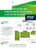 Planificación Del Ordenamiento Productivo y Social de La Propiedad