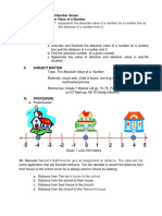 MODULE: Numbers and Number Sense Lesson 11: The Absolute Value of A Number Learning Competency 7