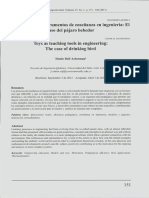 Juguetes Como Instrumentos de Enseñanza en Ingeniería-El Caso Del Pájaro Bebedor