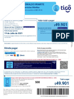 Hola, Mauricio Oswaldo Iriarte: Factura de Venta de Servicios Móviles