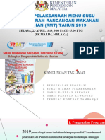 Taklimat Menu Susu Dalam RMT - 2019