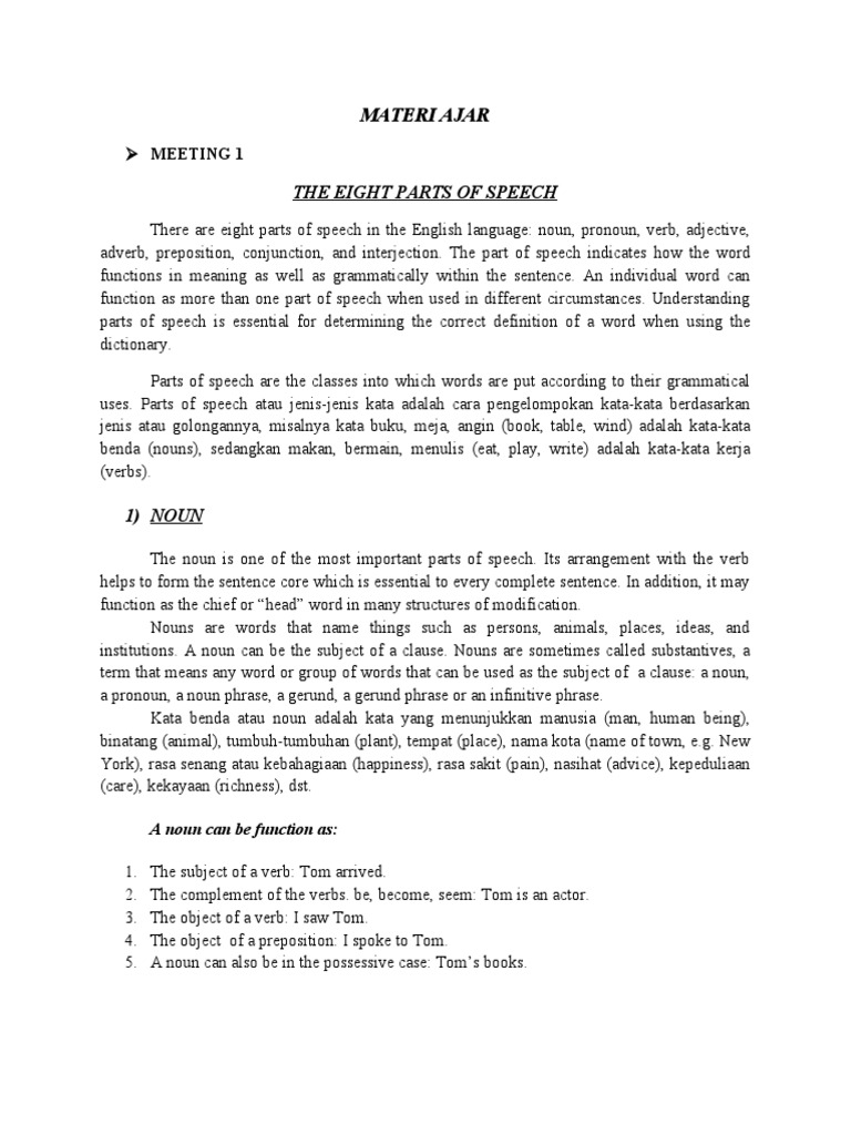Understanding Parts of Speech | PDF | Adverb | Part Of Speech