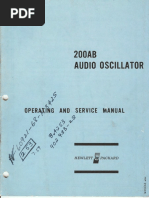 HP 200AB Manual