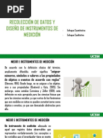 Clase Diseño de Investigación 2, Diseño de Instrumentos