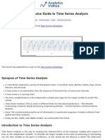 A Comprehensive Guide To Time Series Analysis