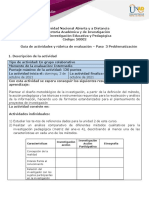 Guia de Actividades y Rúbrica de Evaluación - Paso 3 - Problematización