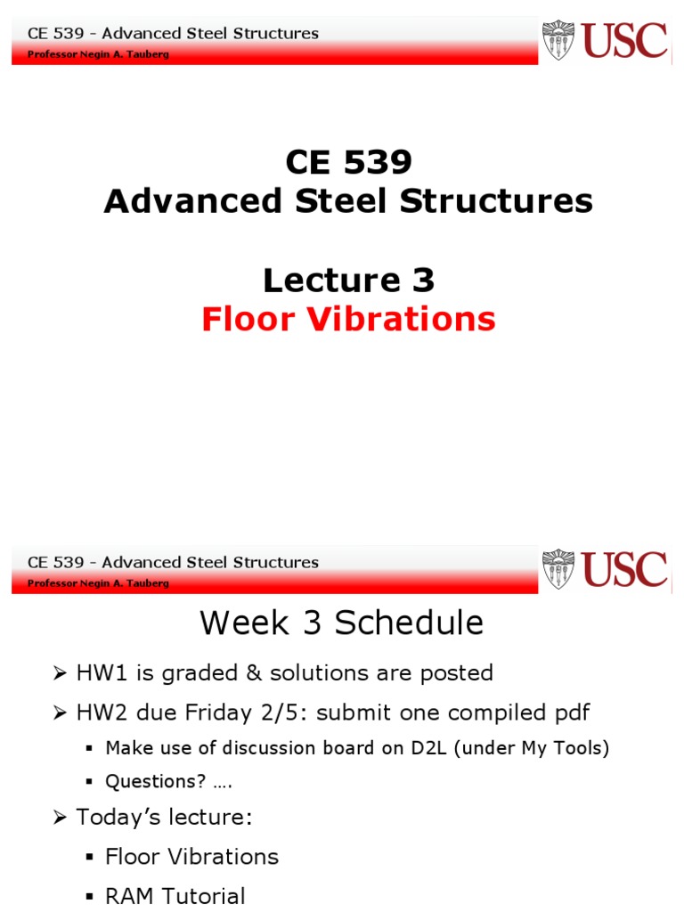 Floor Vibrations | PDF | Beam (Structure) | Resonance