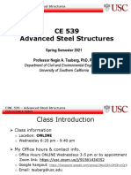 Course Intro, Review, Steel Beams