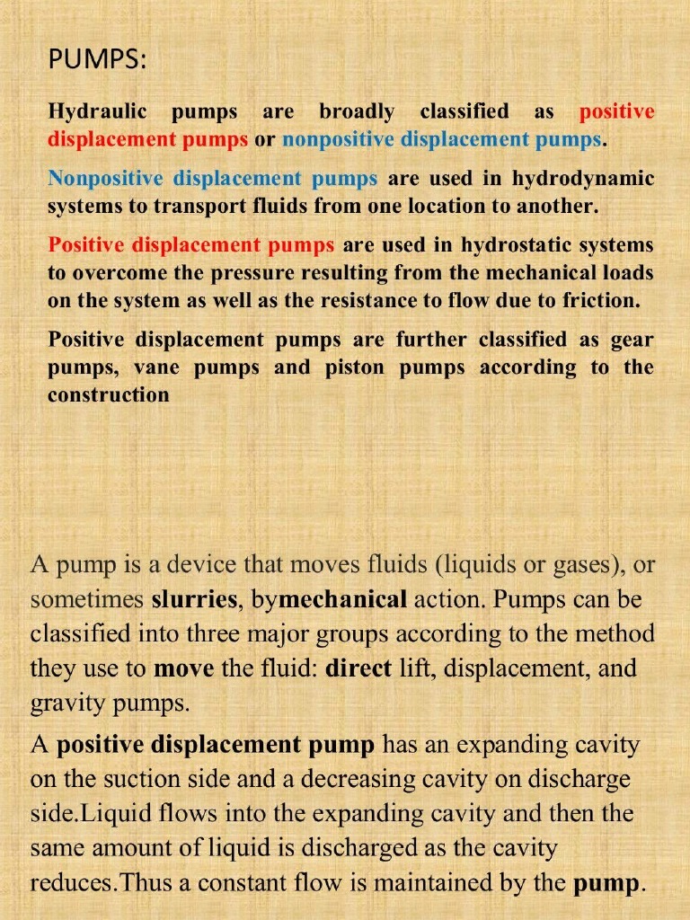 Hydraulic Pumps PDF PDF