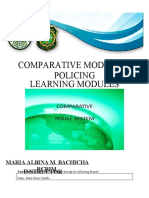 Learning Module For Comparative Models