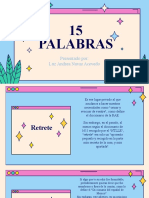 15 Palabras