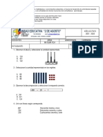 Pruebas de Diagnostico Matematicas - Estudiante