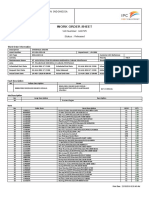 Work Order Sheet: Pt. Jasa Peralatan Pelabuhan Indonesia